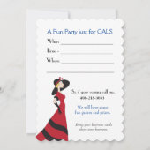 レッツガールズパーティー招待状 招待状 (裏面)