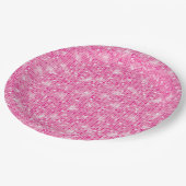 レッツガールズピンク女性のカーボーイ誕生会 ペーパープレート (アングル)