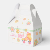 レッツガール転がローラスケートで滑る誕生会 フェイバーボックス (正面サイド)