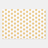 レッツガール転がローラスケートで滑る誕生会 ラッピングペーパーシート (正面2)