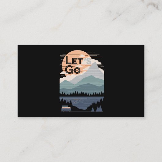 レッツキャンピングゴーキャンプ 名刺 (正面)