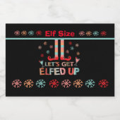 レッツクリマスパーティーミニ リキュールボトルラベル (シングルラベル)