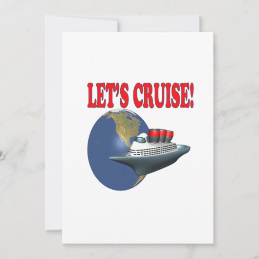 レッツクルーズ2 招待状 (正面)