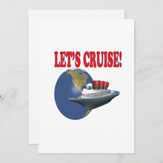 レッツクルーズ2 招待状 (正面/裏面)