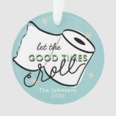 レッツグッドタイムス転がイレ紙ブルーホリデイ オーナメント (正面)