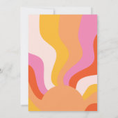 レッツグルービーレトロガール誕生日 招待状 (裏面)