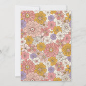 レッツグルービーレトロボホフローラ女子誕生日 招待状 (裏面)