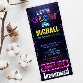 レッツグローパーティー誕生日チケット 招待状