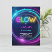 レッツグローパーティー誕生日招待状 招待状 (スタンド正面)