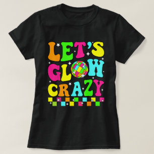 レッツグロー熱狂するレトロディスコパーティーシャツ Tシャツ