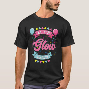 レッツグロー誕生日熱狂するフォトスタジオブース Tシャツ