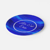 レッツケ食べーキ海ブルービーチ紙プレート ペーパープレート (アングル)