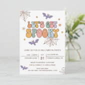 レッツゲー不気味ハローウィンパーティ招待状 招待状 (スタンド正面)