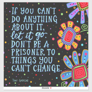 レッツゴーおもしろいフローラカラフルトレンディーインスピレーション シール