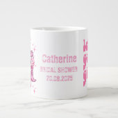 レッツゴーガールズディスコ女性のカーボーイバチェロレッテ ジャンボコーヒーマグカップ (正面)