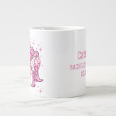 レッツゴーガールズディスコ女性のカーボーイバチェロレッテ ジャンボコーヒーマグカップ (正面)