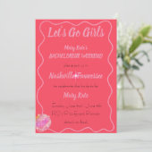 レッツゴーガールズナッシュビルテーマバチェロレッテ 招待状 (スタンド正面)