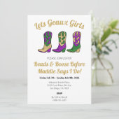 レッツゴーガールズニューオーリンズバチェロレッテ週末 招待状 (スタンド正面)