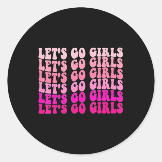 レッツゴーガールズバチェロレッテトリップレトロブライダル部 ラウンドシール (正面)