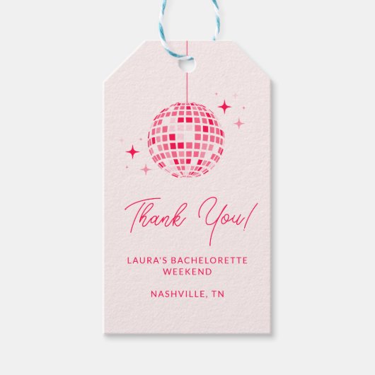 レッツゴーガールズバチェロレッテメッセージカード ギフトタグ (正面)