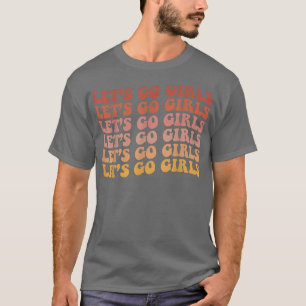 レッツゴーガールズレトロバチェロレッテパーティーブライド花嫁 Tシャツ