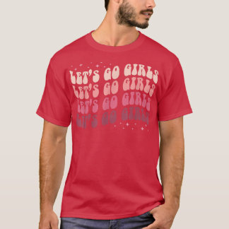 レッツゴーガールズレトロバチェロレッテパーティーブライド Tシャツ
