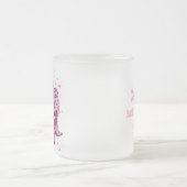 レッツゴーガールズ女性のカーボーイパーソナライズされたバチェロレッテ フロストグラスマグカップ (中央)