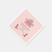 レッツゴーガールズ ディスコカウガール バチェロレッテパーティー スタンダードカクテルナプキン (角)