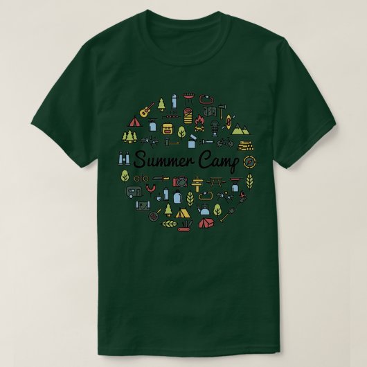 レッツゴーキャンピング1 Tシャツ (デザイン正面)