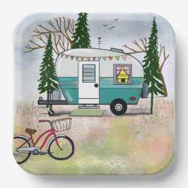 レッツゴーキャンプ紙プレート ペーパープレート