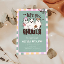 レッツゴーグルスグルーヴィハロウィーンブライダルシャワー