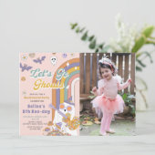 レッツゴーグルスグルーヴィハロウィーン幽霊誕生日 招待状 (スタンド正面)