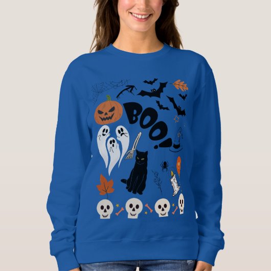 レッツゴーグルス面白いハロウィーンパーティーの衣装 スウェットシャツ (正面)