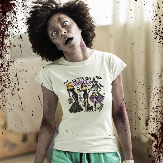 レッツゴーグルハロウィーンデザイン トライブレンドTシャツ