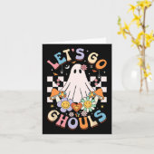 レッツゴーグルハロウィーン幽霊衣装コスチュームRet カード (黄色い花)