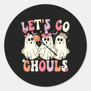 レッツゴーグルハロウィーン幽霊衣装レトロGroo ラウンドシール