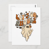 レッツゴーグルハロウィーン幽霊 ポストカード (正面/裏面)