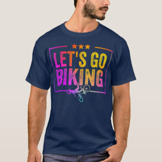 レッツゴーサイクリング – 皮肉バイクもしくは自転車に乗る人恋人732 Tシャツ