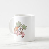 レッツゴーサーフィンサマーサーフボード コーヒーマグカップ (正面左)