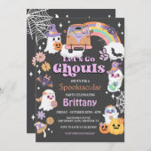 レッツゴーズヒッピーハローウィンパーティ 招待状 (正面/裏面)