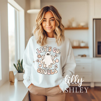 レッツゴーズ幽霊ハロウィン不気味スウェットシャツ スウェットシャツ