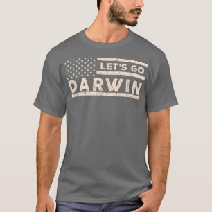 レッツゴーダーウィン米国旗ヴィンテージ  Tシャツ
