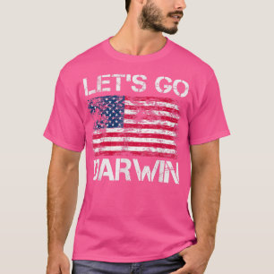レッツゴーダーウィン米国旗ヴィンテージ Tシャツ