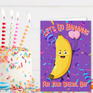 レッツゴーバナナス誕生日 カード