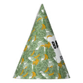 レッツゴーバナナバナナトロピカル誕生日テーマ パーティーハット (左)