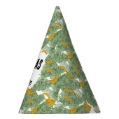 レッツゴーバナナバナナトロピカル誕生日テーマ パーティーハット (右)