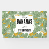 レッツゴーバナナバナナトロピカル誕生日テーマ 横断幕 (横)