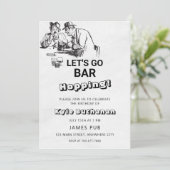 レッツゴーバーホッピングバースデーパーティー 招待状 (スタンド正面)