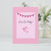 レッツゴーパーティー招待状 出欠カード (スタンド正面)