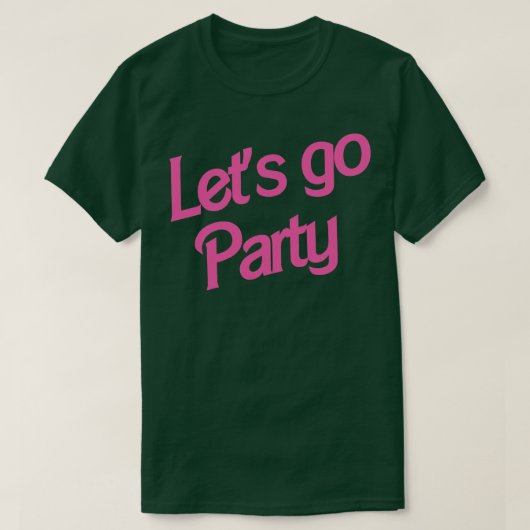 レッツゴーパーティー Tシャツ (デザイン正面)